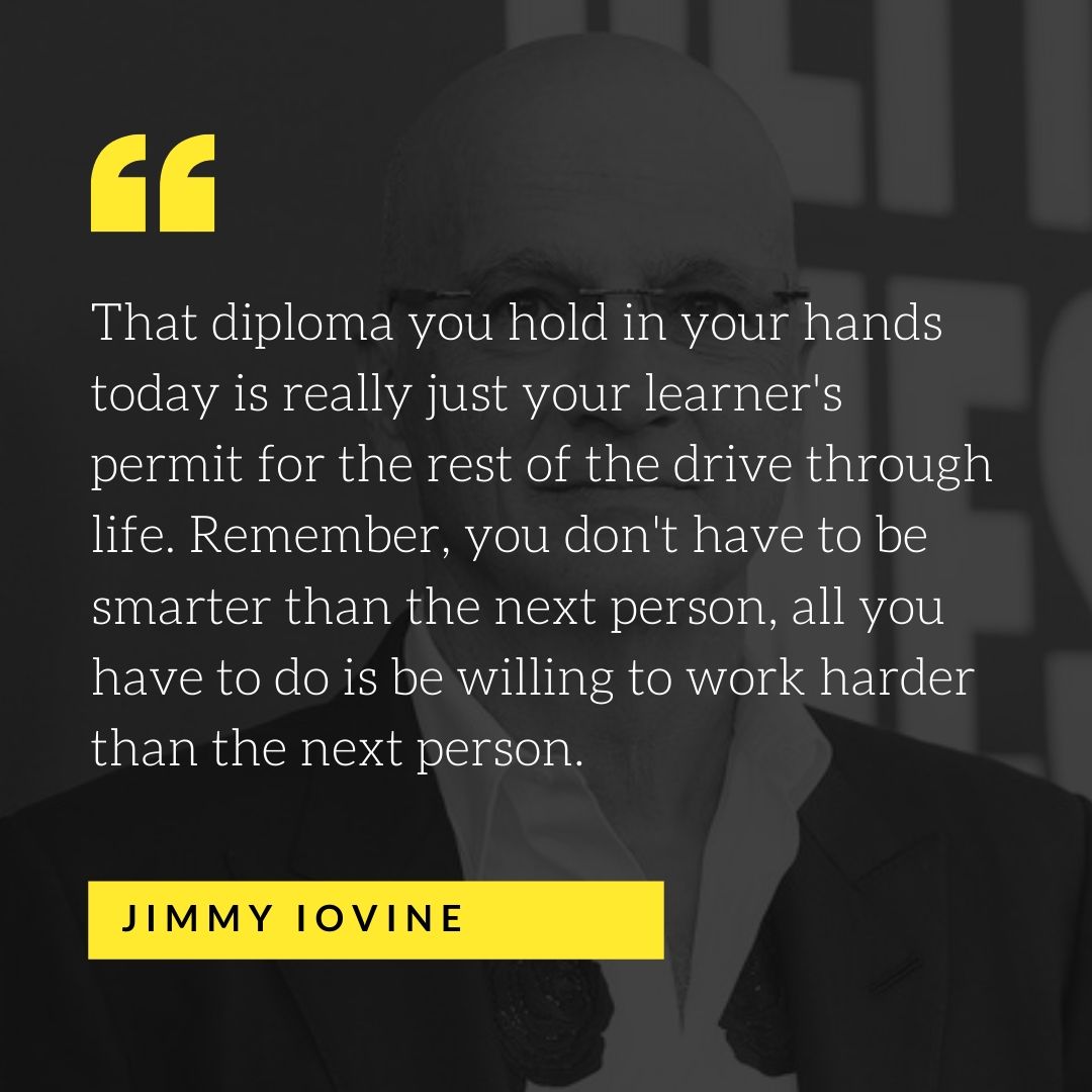 Quote by Jimmy Iovine - 50 Inspirational Quotes by highly successful entrepreneurs - Huntlancer | On the hunt for freelance talent