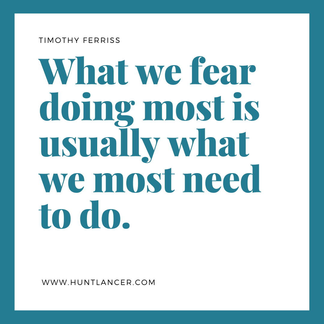 Quote by Tim Ferriss - 50 Inspirational Quotes by highly successful entrepreneurs - Huntlancer | On the hunt for freelance talent