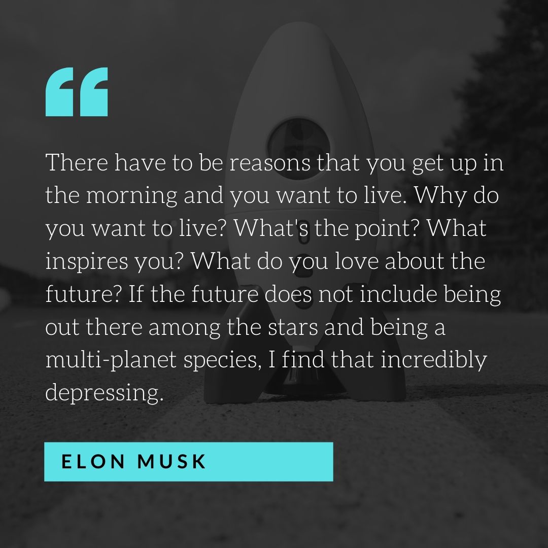 Quote by Elon Musk - 50 Inspirational Quotes by highly successful entrepreneurs - Huntlancer | On the hunt for freelance talent 