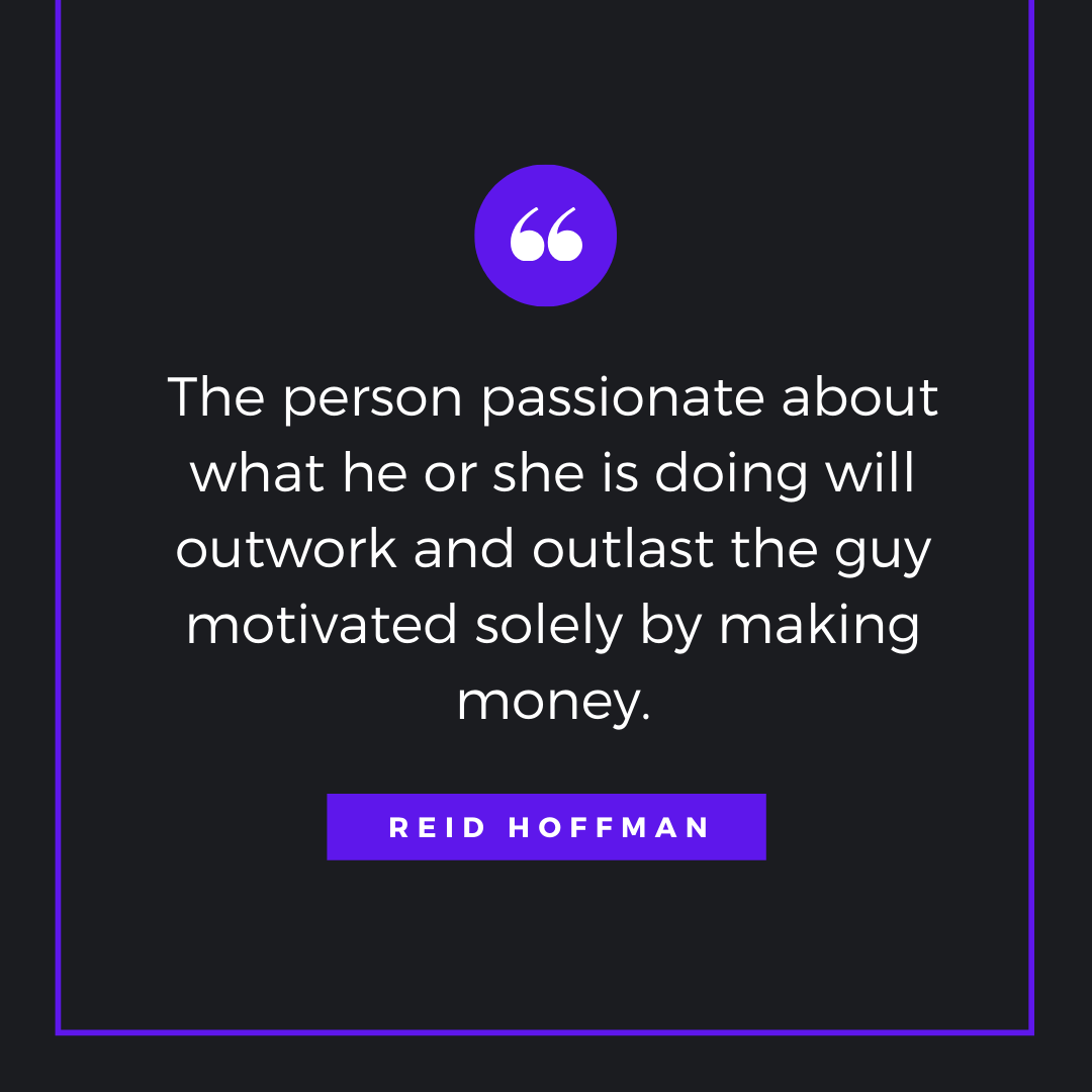 Quote by Reid Hoffman - 50 Inspirational Quotes by highly successful entrepreneurs - Huntlancer | On the hunt for freelance talent