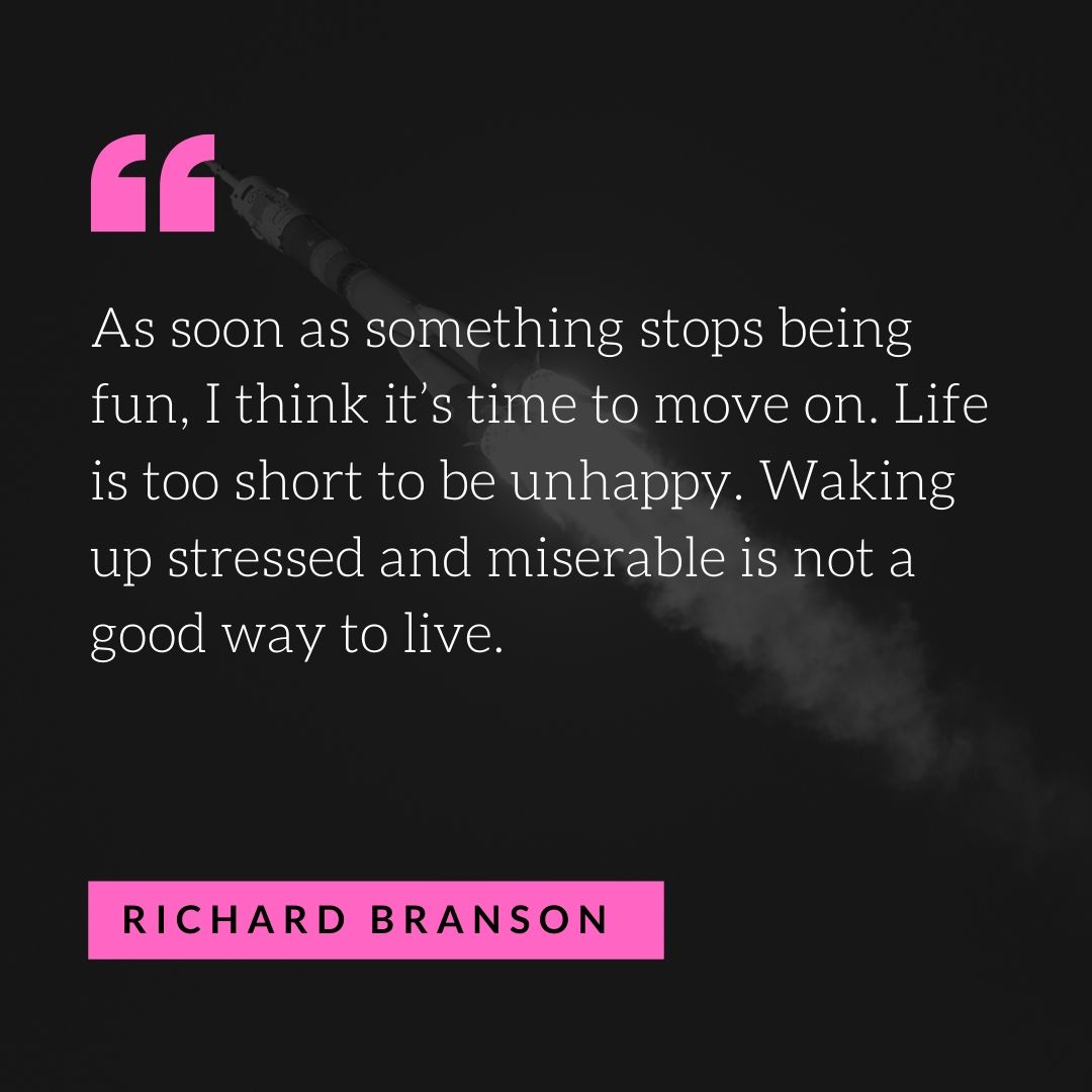 Quote by Richard Branson - 50 Inspirational Quotes by highly successful entrepreneurs - Huntlancer | On the hunt for freelance talent