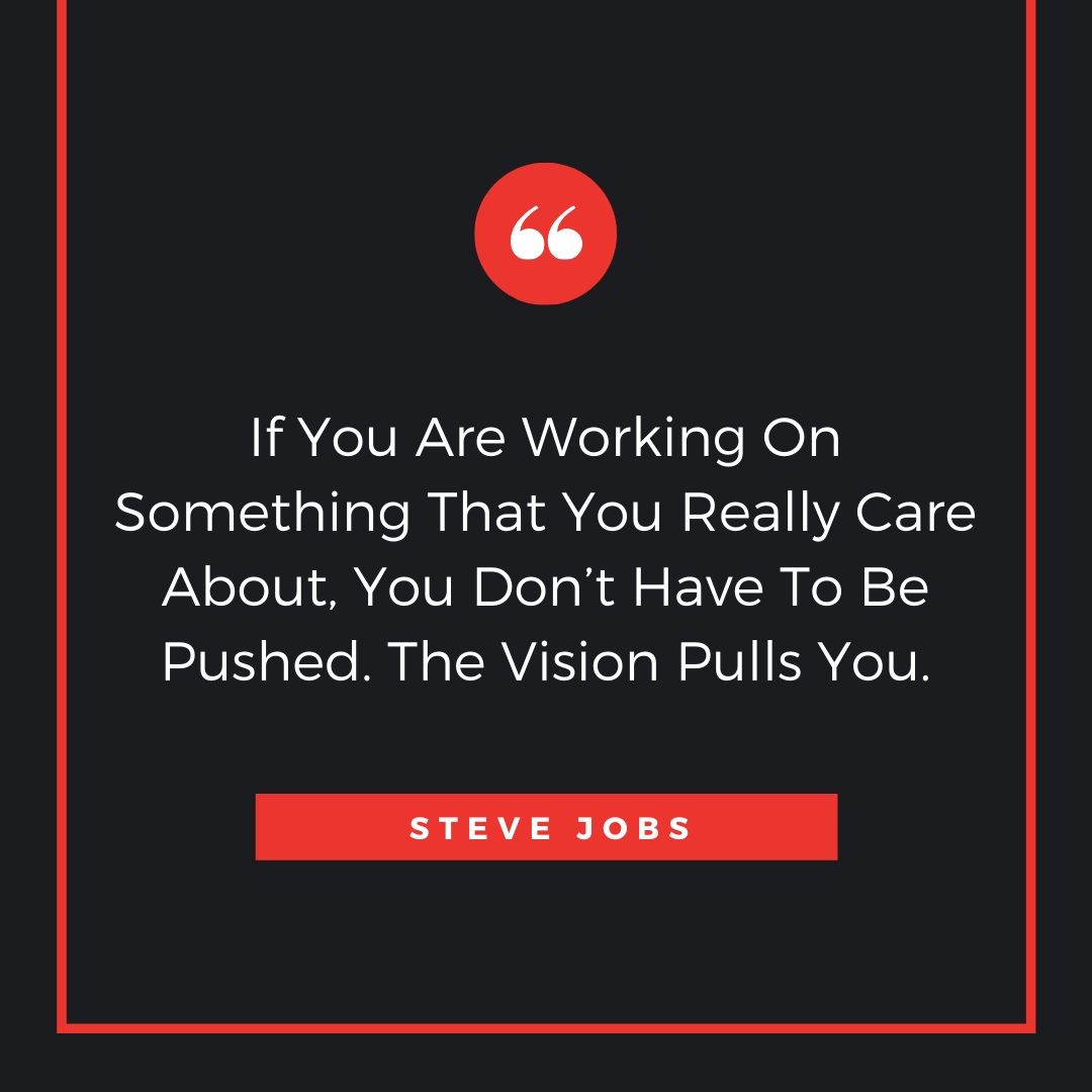Quote by Steve Jobs - 50 Inspirational Quotes by highly successful entrepreneurs - Huntlancer | On the hunt for freelance talent 