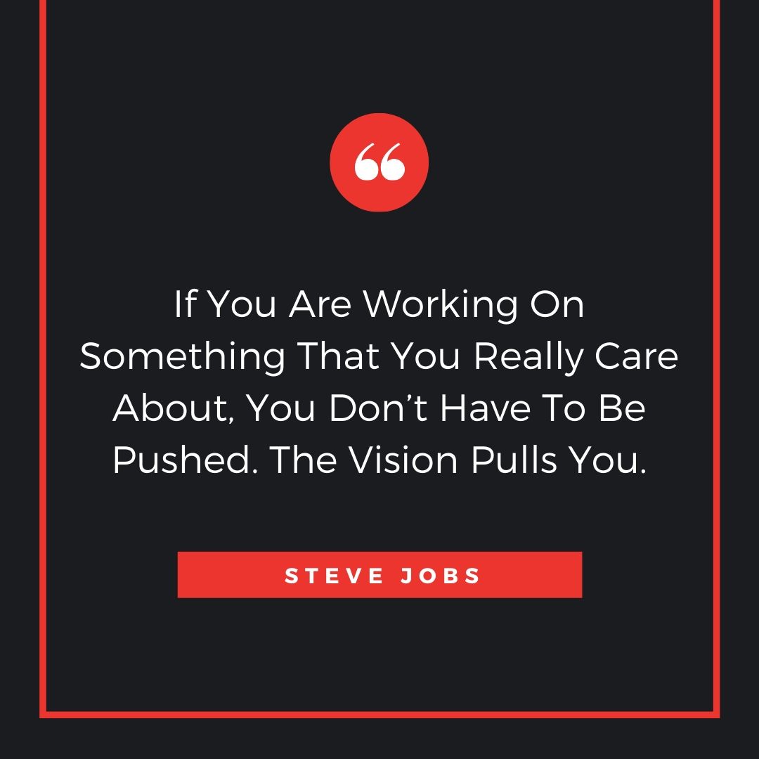 Quote by Steve Jobs - 50 Inspirational Quotes by highly successful entrepreneurs - Huntlancer | On the hunt for freelance talent