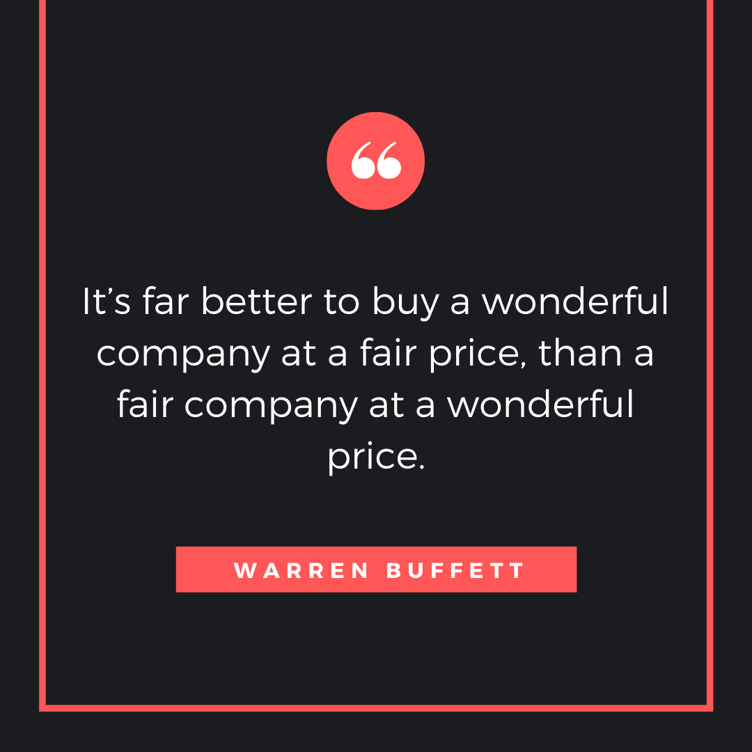 Quote by Warren Buffett - 50 Inspirational Quotes by highly successful entrepreneurs - Huntlancer | On the hunt for freelance talent