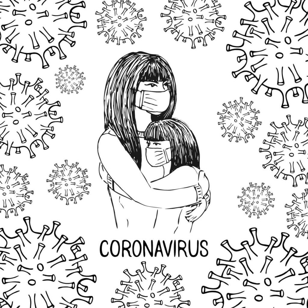 Coronavirus by Elena Mesheryakova, Russia | Coronavirus Inspired Artworks by Freelancers Around the World