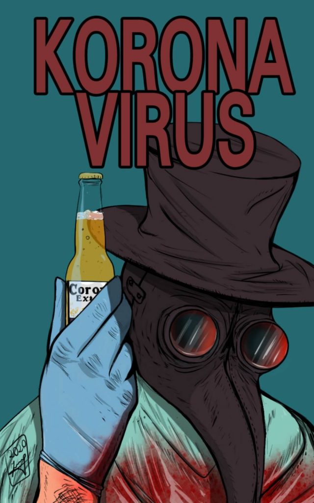 Corona virus by Dmitry Chernogubov, Russia | Coronavirus Inspired Artworks by Freelancers Around the World