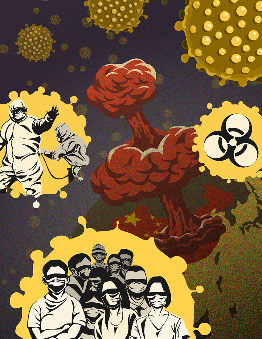 2019 Novel Coronavirus Outbreak by Andy Chiang, USA | Coronavirus Inspired Artworks by Freelancers Around the World