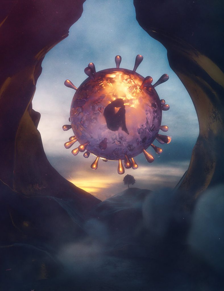 Coronavirus by Ahmed Emad Eldin, Egypt | Coronavirus Inspired Artworks by Freelancers Around the World