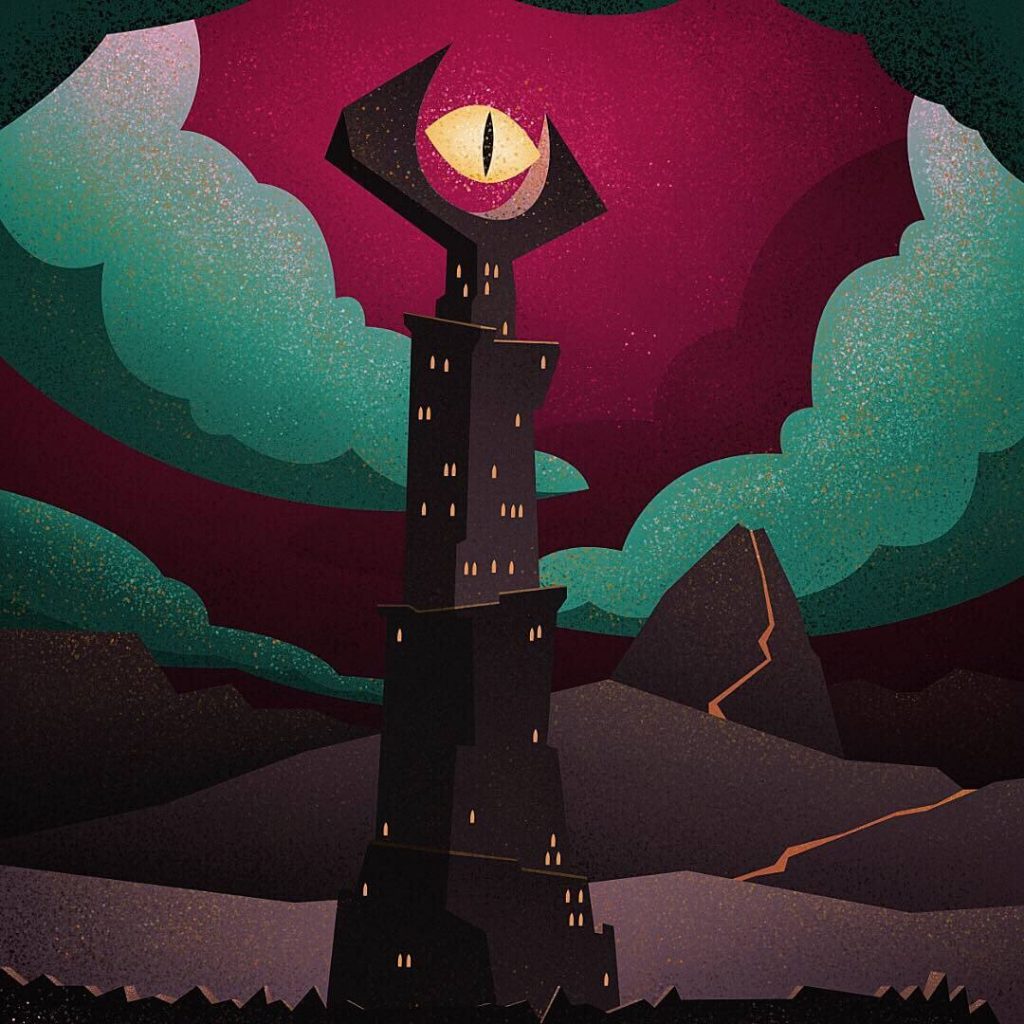 Eye of Sauron by Terry Edward Elkins, Canada | The Lord of The Rings Fan Art Collection 2020