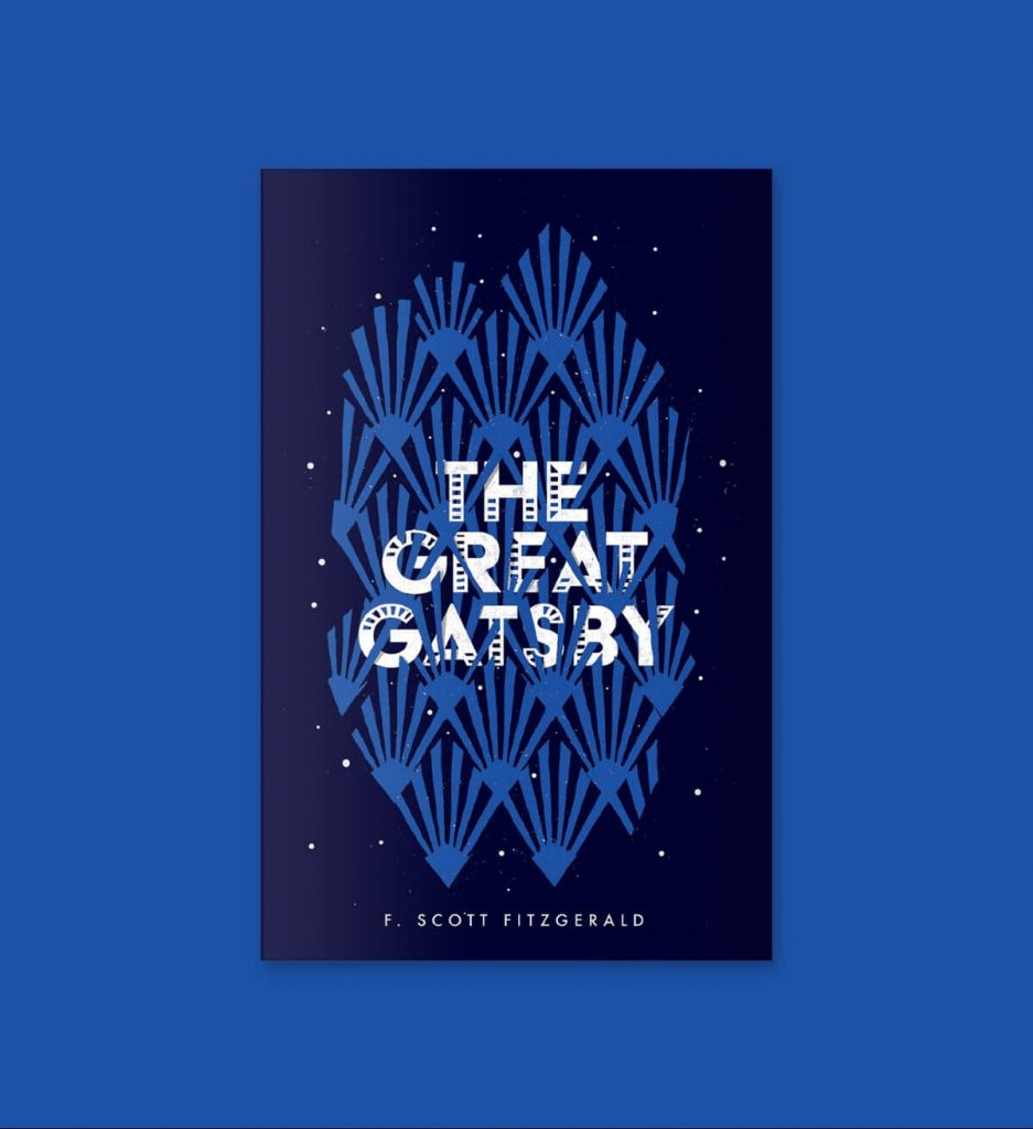 The Great Gatsby by F. Scott Fitzgerald | Book cover design by Jose Berrio, USA | 20 Inspiring Book Cover Designs of Great Classics by Artists on Behance