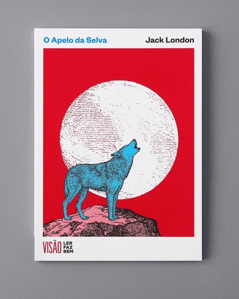 The Call of the Wild by Jack London | Book cover design by Studio Andrew Howard, Portugal | 20 Inspiring Book Cover Designs of Great Classics by Artists on Behance