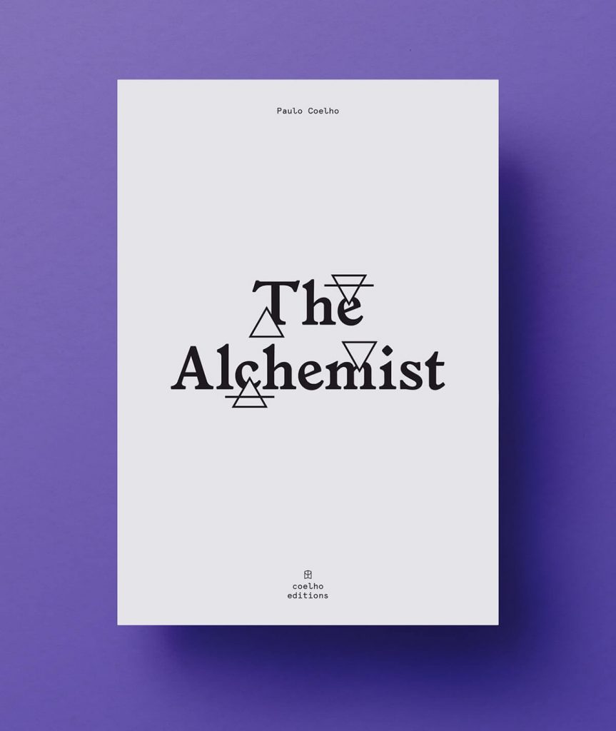 The Alchemist by Paulo Coelho | Book cover design by Sébastien Noverraz, Switzerland | 20 Inspiring Book Cover Designs of Great Classics by Artists on Behance