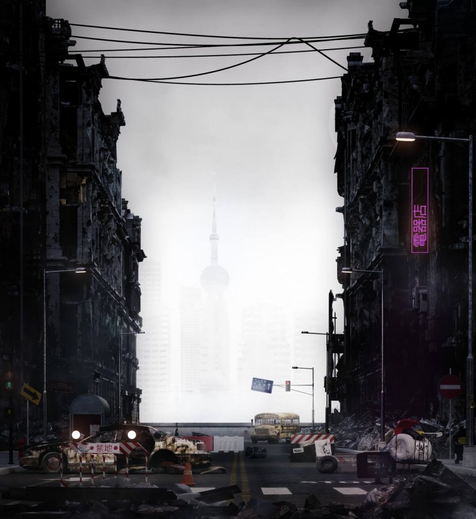 The Bund by Unbuild Creative Studio, China | At World’s End: 25 Post Apocalyptic Art Scenes Envisioned by Freelance Artists