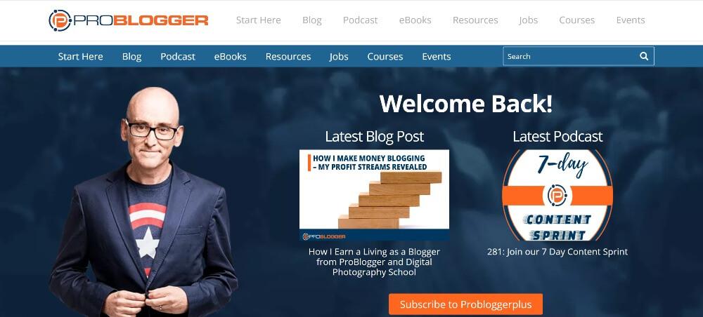 ProBlogger on 25 Essential blogs for freelancers in 2023 by Huntlancer