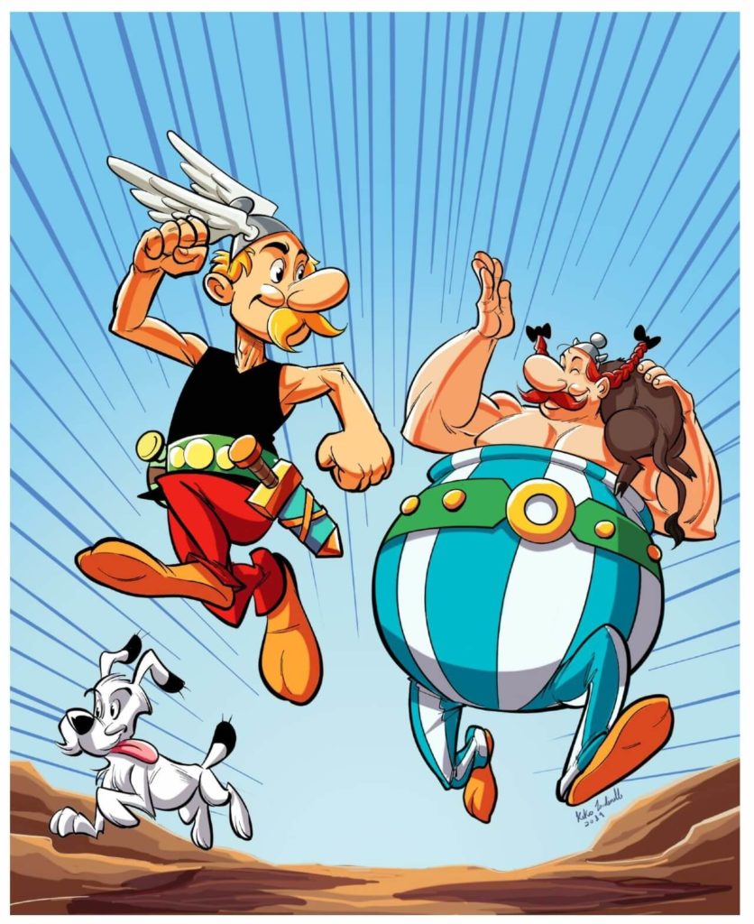 Asterix and Obelix by Francisco Fontenelle, Brazil on Huntlancer