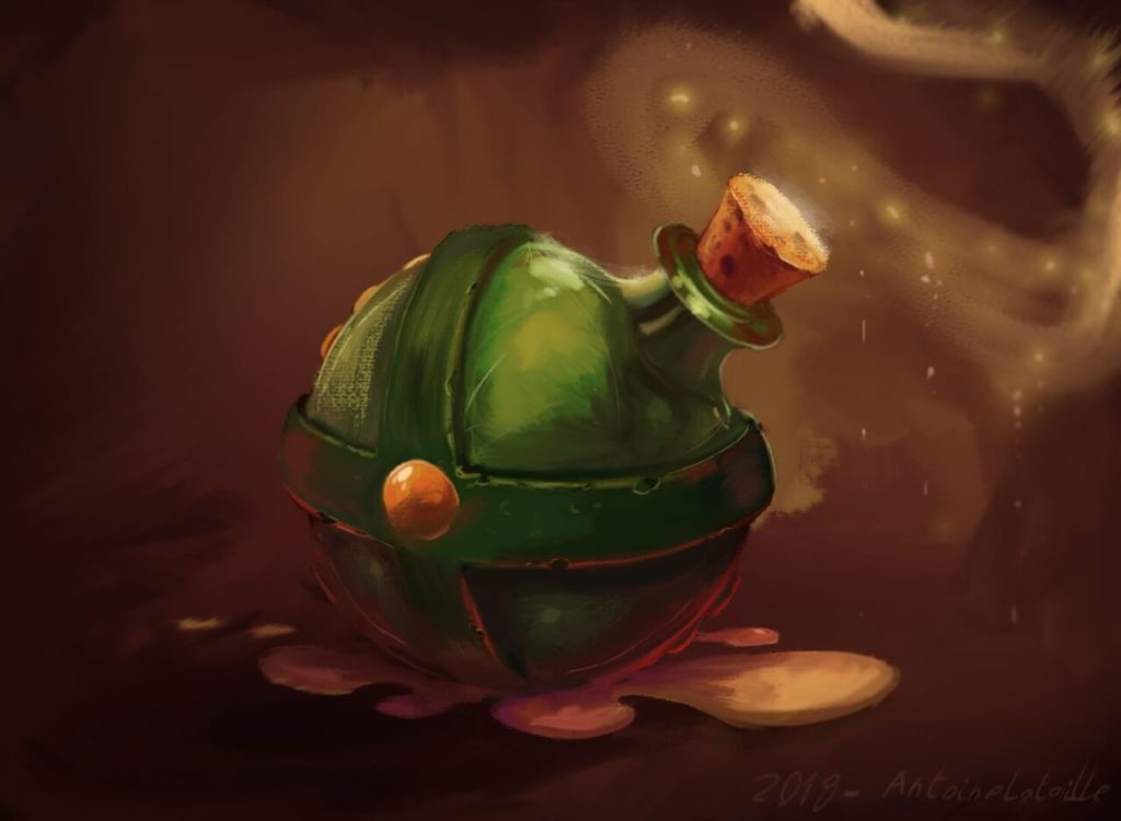 Gourd of magic potion by Antoine Lataille, France | Asterix and Obelix