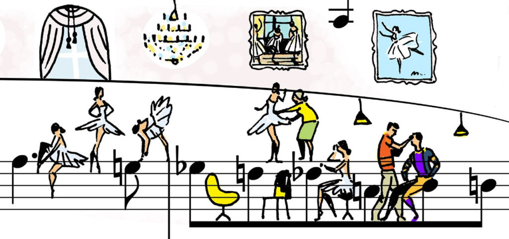 Sheet Music Art in Detail by Russian Studio 'People Too' - Excerpt 3 from Other Dances