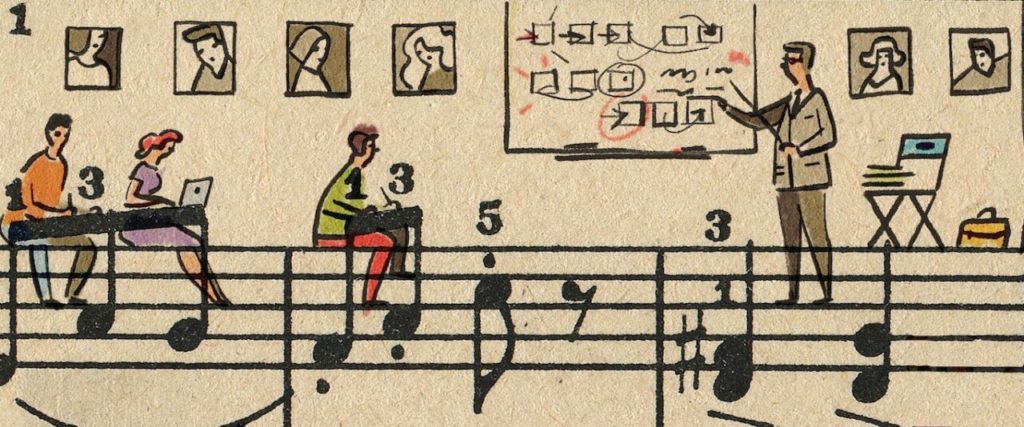 Sheet Music Art in Detail by Russian Studio 'People Too' - Excerpt 2 from Hollywood music schools 