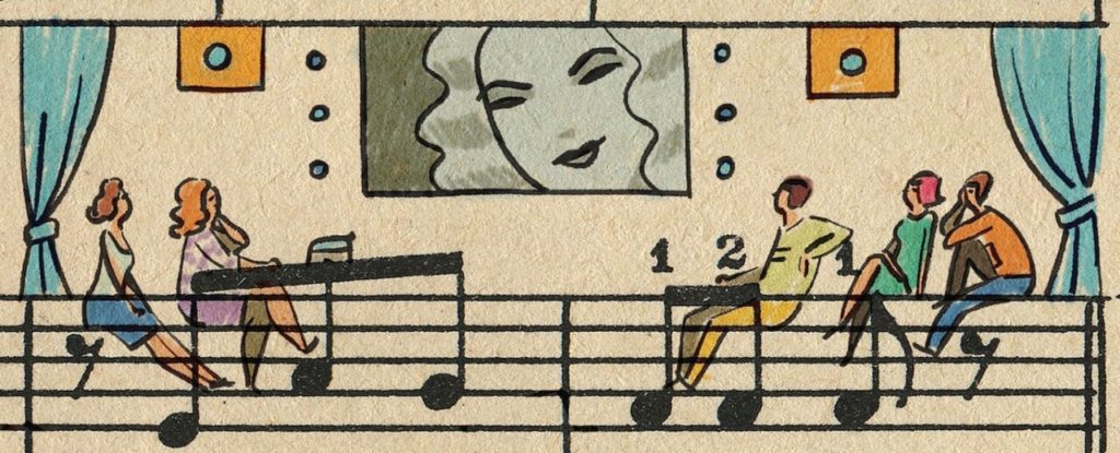 Sheet Music Art in Detail by Russian Studio 'People Too' - Excerpt 1 from Hollywood music schools