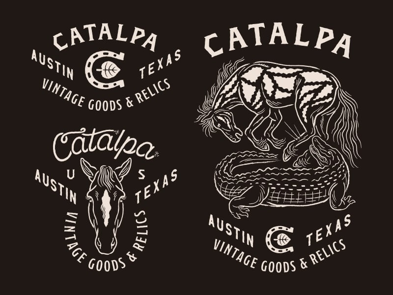 Alana Louise, USA - Catalpa Logo Austin Texas | Creative Logo Designers to Hire Online in 2023