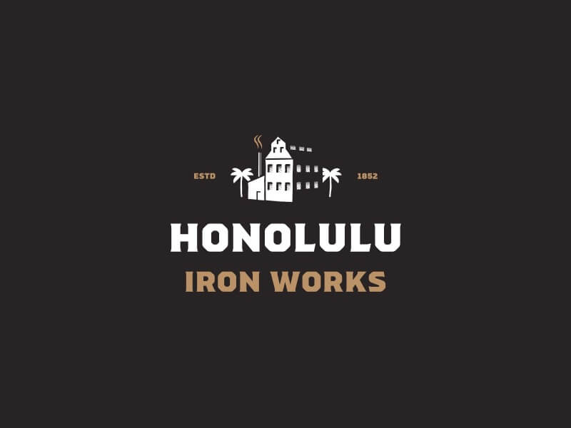 Jay Master Design, USA - Honolulu Iron Works Logo | Creative Logo Designers to Hire Online in 2023