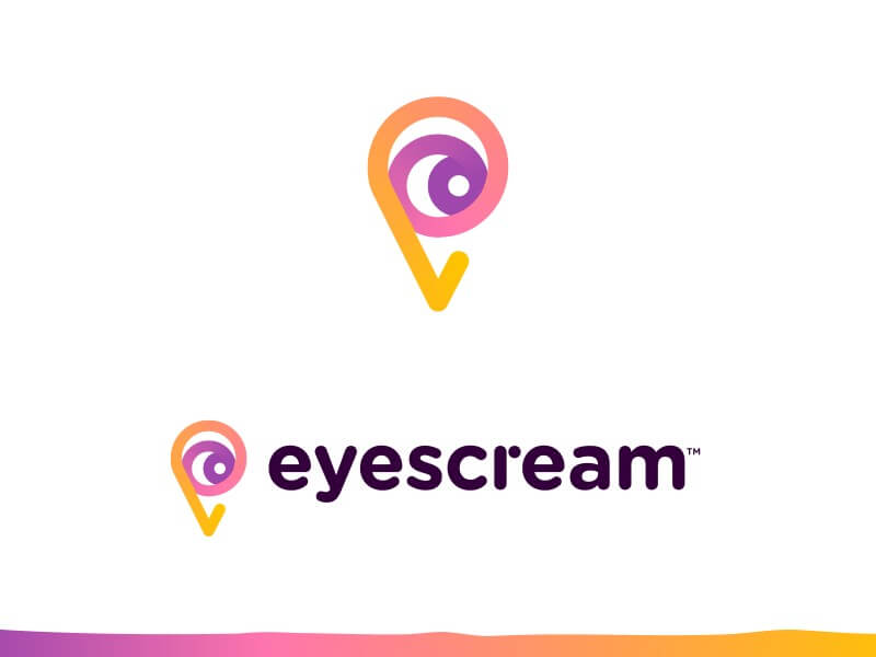 Jeroen van Eerden, Netherlands - Eye Scream Logo | Creative Logo Designers to Hire Online in 2023