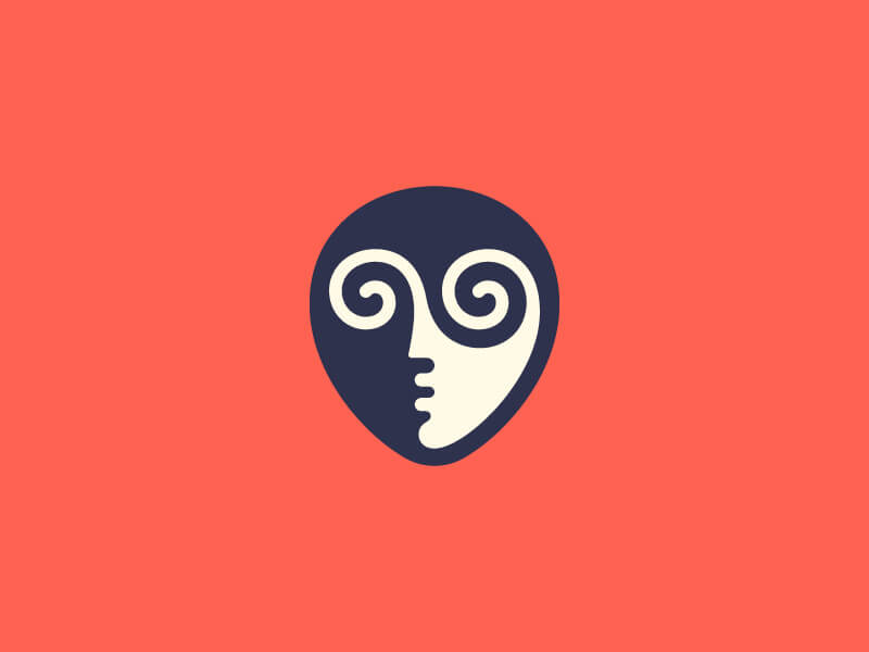 Kakha Kakhadzen, Georgia - Face Mask Logo Symbol | Creative Logo Designers to Hire Online in 2023