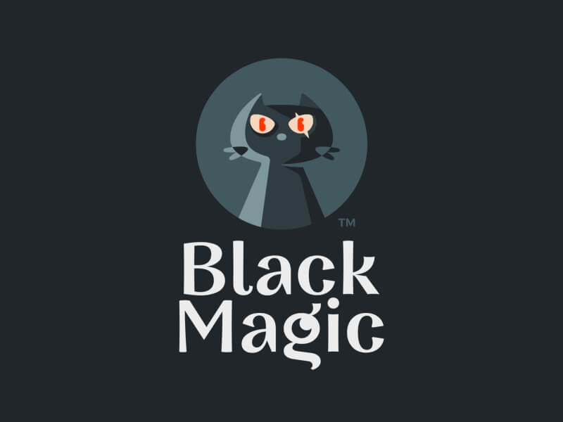 Milos Djuric, Serbia - Black Magic Logo | Creative Logo Designers to Hire Online in 2023