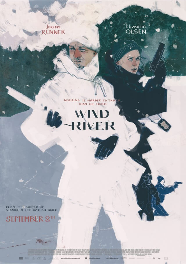 Iconic Movie Poster Remakes: Wind River (2017) Poster by Darya Shnykina, Russia