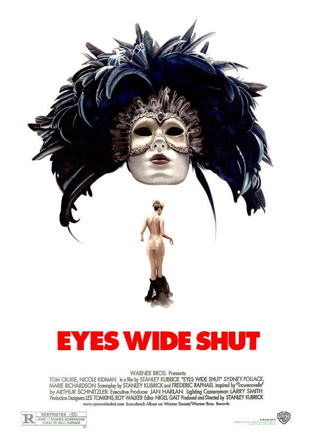 Iconic Movie Poster Remakes: Eyes Wide Shut (1999) Poster by Davide Morettini, Italy