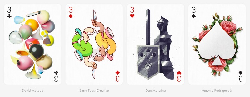 25 Custom Playing Cards Designs by Top Illustrators Around the World -  Huntlancer