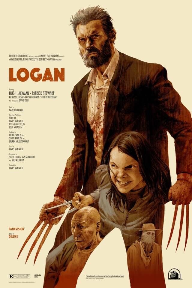 Iconic Movie Poster Remakes: Logan (2017) Poster by Robert Sammelin, Sweden