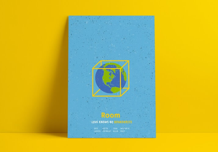 Iconic Movie Poster Remakes: Room (2015) Poster by Emma Bevan, UK