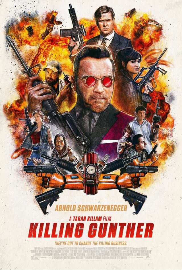 Iconic Movie Poster Remakes: Killing Gunther (2017) Poster by Paul Shipper, UK