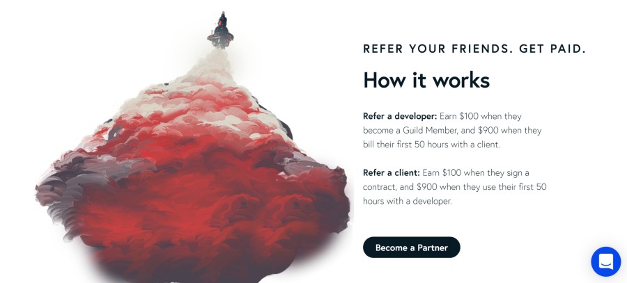 Gun.io Affiliate Program on 25 Best Gig Economy App Affiliate Programs for 2021 by Huntlancer