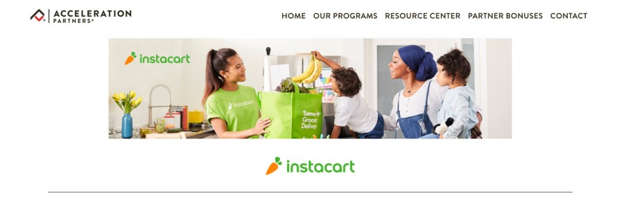 Instacart Affiliate Program on 25 Best Gig Economy App Affiliate Programs for 2021 by Huntlancer