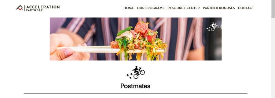 Postmates Affiliate Program on 25 Best Gig Economy App Affiliate Programs for 2021 by Huntlancer