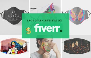 We paid artists on Fiverr to create face mask designs