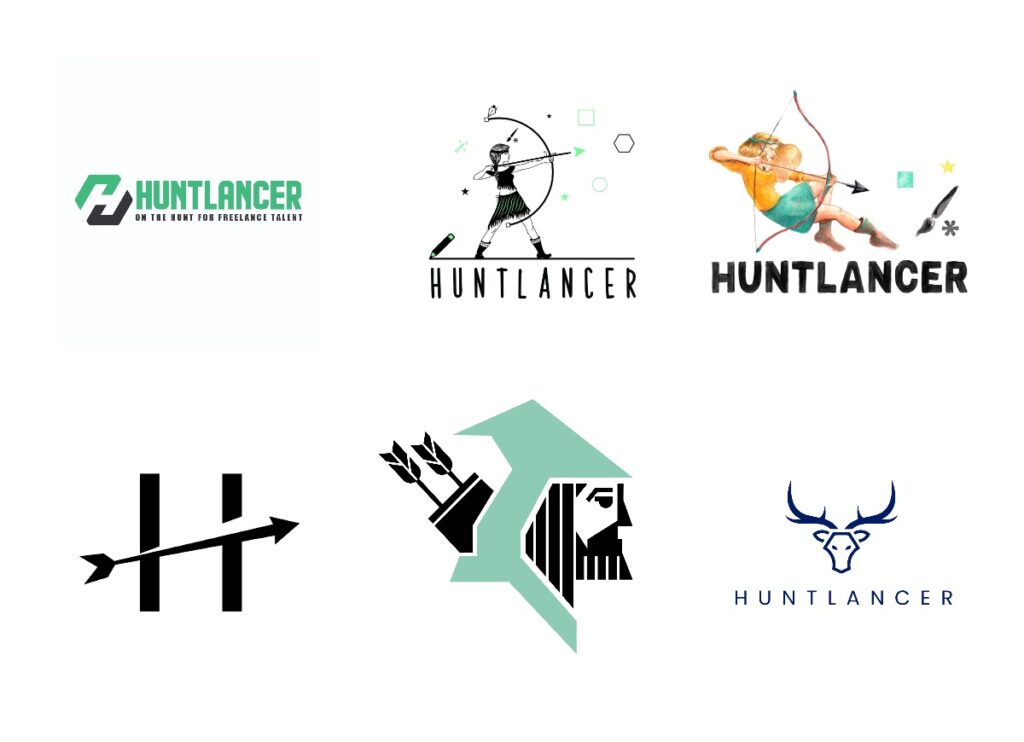 Logo design services you can buy on Fiverr featured on Huntlancer