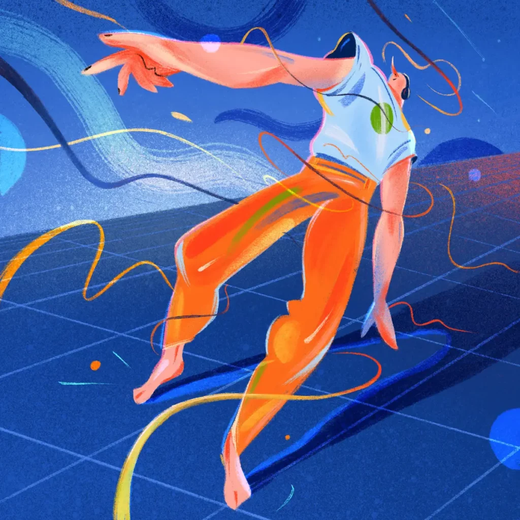 Sport Illustration by Abby Chen