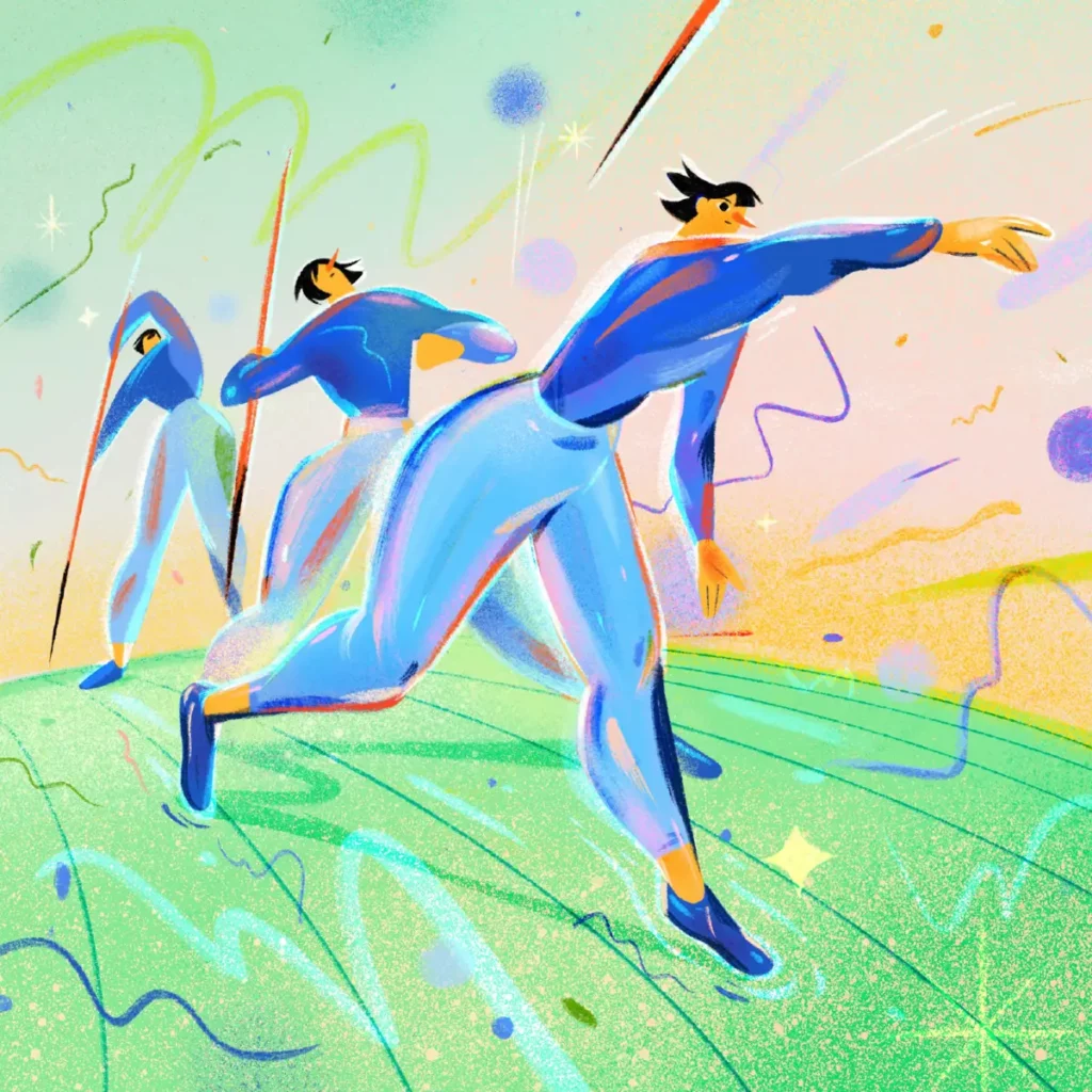 Sport Illustration by Abby Chen