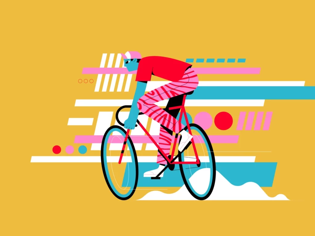 Cycling Illustration by Arnu
