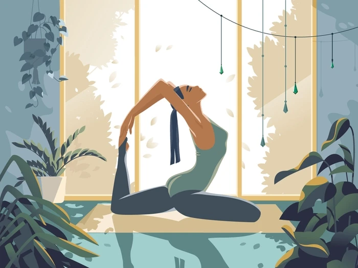 Yoga Illustration by Shakuro Graphics