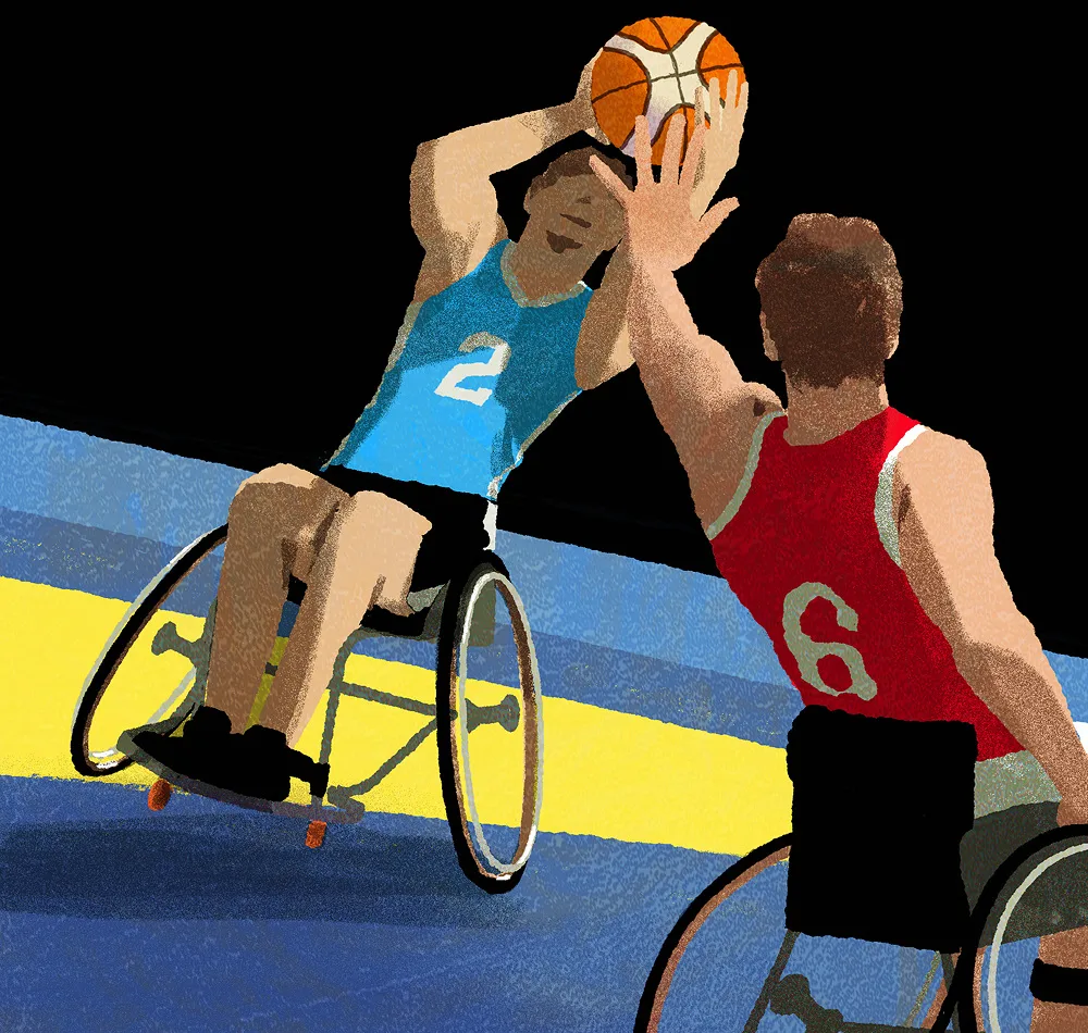Paralympics Illustration by Tatsuro Kiuchi