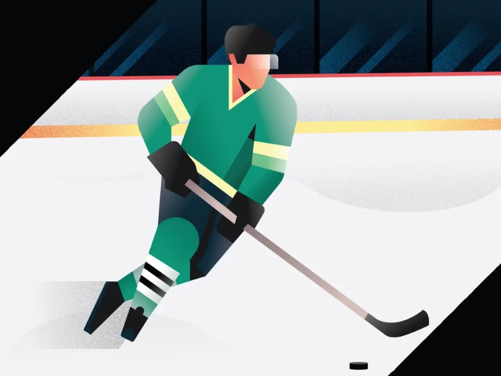 Hockey Illustration by Adam Grason