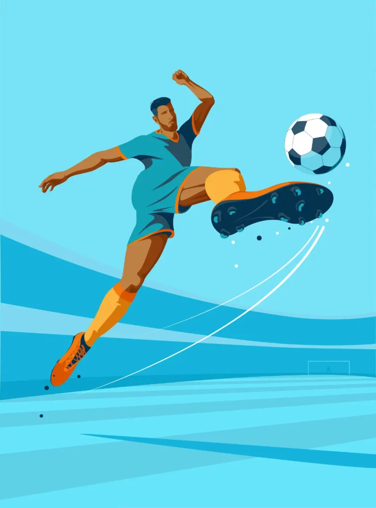 Football Illustration by Tomasz Usyk