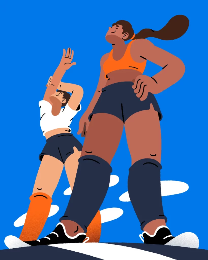 Sport Illustration by Lucas Wakamatsu