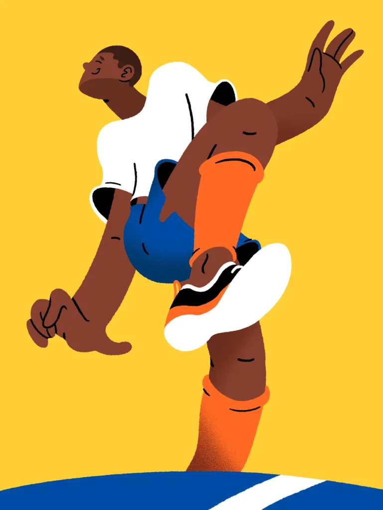 Sport Illustration by Lucas Wakamatsu