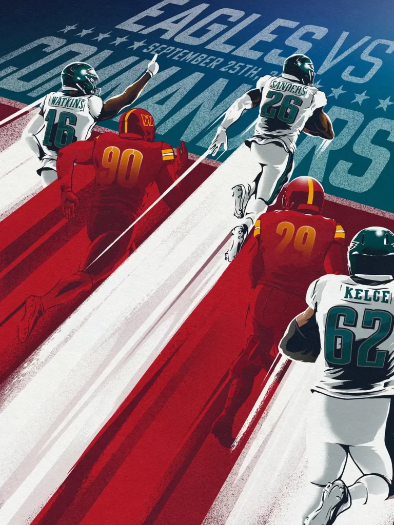 American Football Illustration by Ryan Lynn