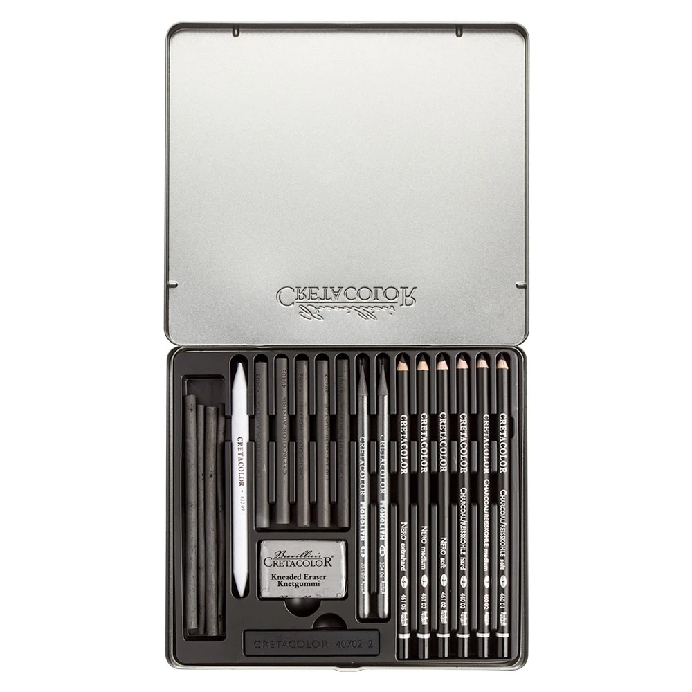 Cretacolor Charcoal Drawing Set - Essential Art Supplies every artist needs in their studio